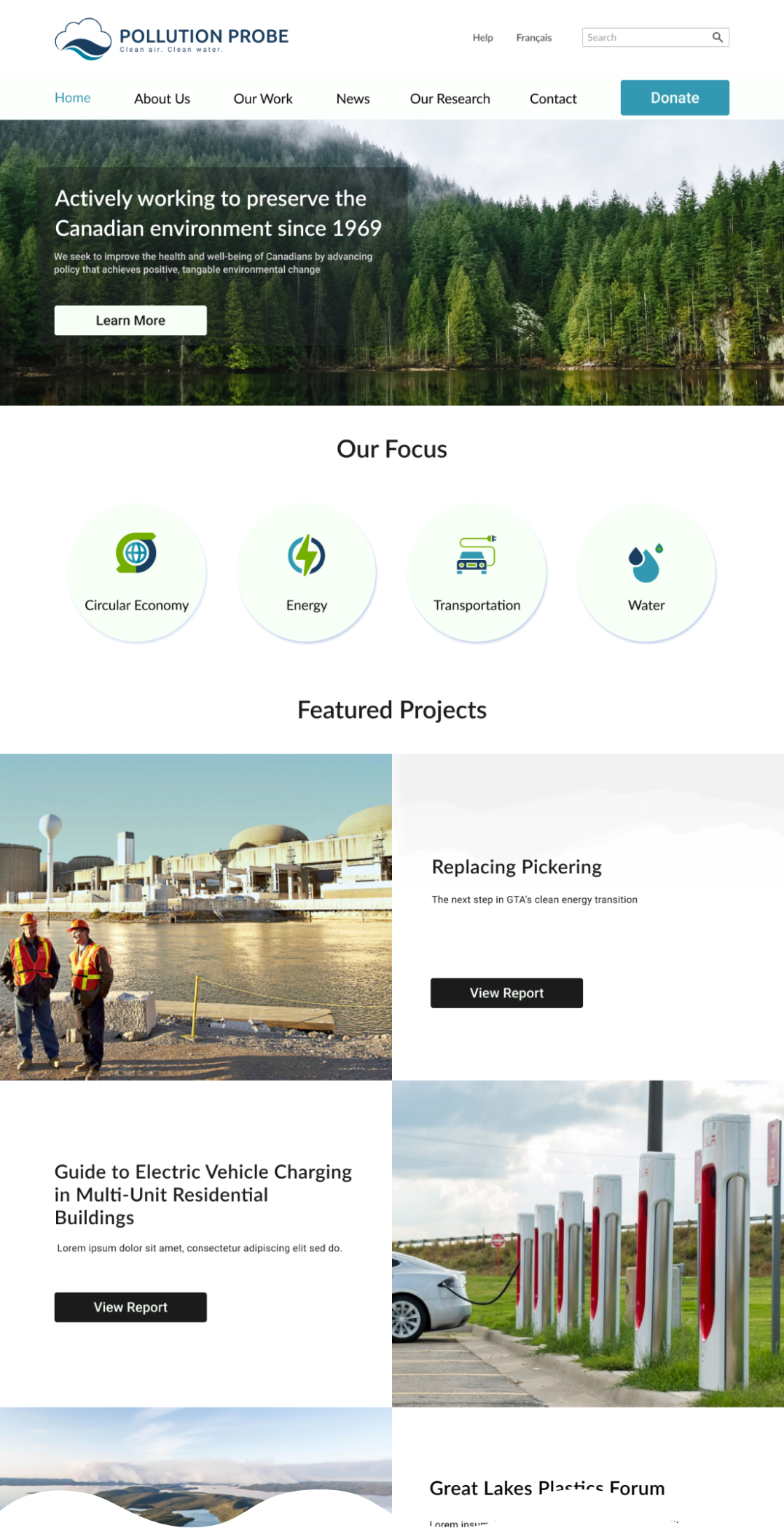 Fi-fi homepage wireframe